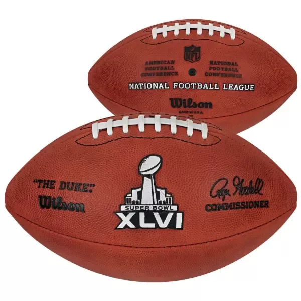 NFL 2026 赛季“超级碗”限定版真皮橄榄球
